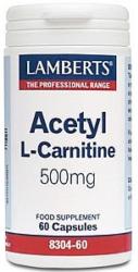 Acetyl L Carnitine 500mg 60caps